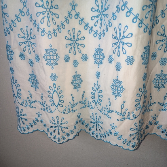 Lilly Pulitzer $328 Lillyanne Neon Turquoise Oasis Tie Back Midi Dress - Picture 8 of 17